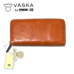 新品　ベスカ バイ モズ　長財布　ラウンドファスナー　カリオン　オレンジ　MOZのサムネイル