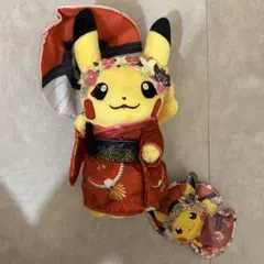 ポケモンセンター 京都限定ぬいぐるみ タグ付き舞妓はん ピカチュウ