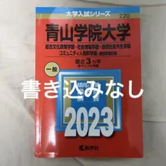 青山学院大学 総合文化政策学部 社会情報学部 地球社会共生 過去問2023
