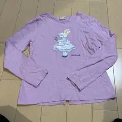 knit planner 長袖カットソー ラベンダー色