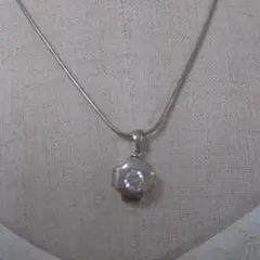 フォリフォリ*シルバー925 クロス型ペンダント ネックレス