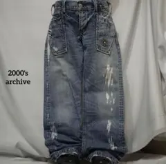 2000's archive grunge buggy denim y2k - メルカリ