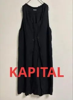 KAPITAL sleeveless dress BLACKのサムネイル