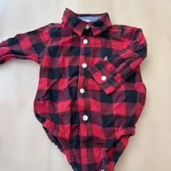 GAPベビー赤チェックシャツ70cm