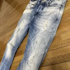 ZARA Manデニムパンツダメージ加工のサムネイル