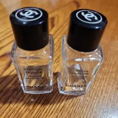 CHANEL　シャネル　ローション　サンプルボトル　ガラス　空きビン　２個セット