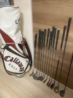 キャロウェイ　ミズノ　他　クラブセット　キャディバッグ　アイアン　初心者向け