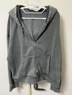 ZARA 短丈グレーダブル ジップパーカー