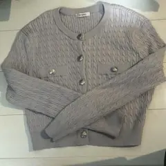 INGNI ケーブル編みニットカーディガン