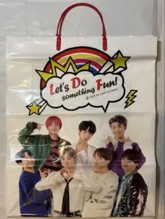 BTS 防弾少年団 ロッテ免税店 公式 ショッパー 手提げ ビニールバッグ