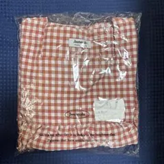 Juuneedu ジュニジュ パジャマ 赤白 チェック 半袖