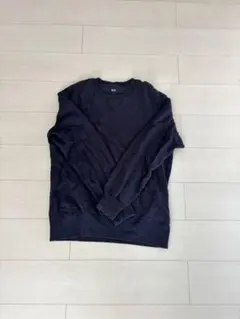 OLD UNIQLO ダークグレー クルーネック スウェット