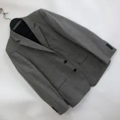 monkey time ジャケット グレー チェック柄 シングルブレスト