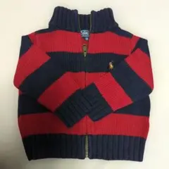 Polo by Ralph Lauren セーター 80 赤/紺