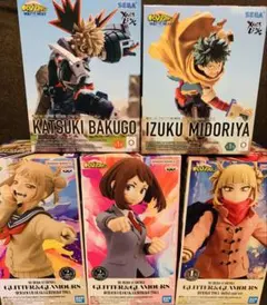 116 僕のヒーローアカデミア フィギュアセット デク　爆轟　トガヒミコ