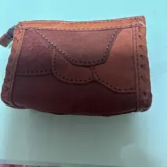 イビザ　 ブラウンレザー コインケース