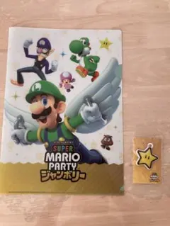 セブンイレブン　スーパーマリオ　クリアファイル、キーホルダー