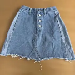 BROWNY STANDARD デニムミニスカート フリンジ Fのサムネイル