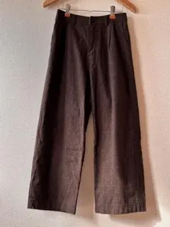 Samansa Mos2 パンツ　ブラウン　Fサイズ