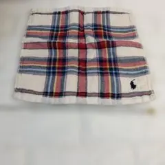 Ralph Lauren チェック柄 タオルハンカチ 約32cm