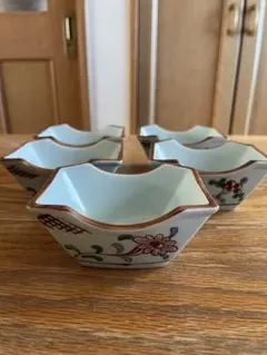 和食器　有田焼　深川　小鉢5客　中古品