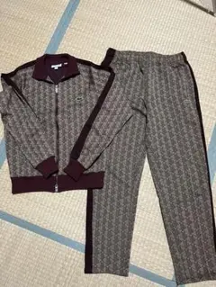 希少デザイン⭐️メンズ XL】ラコステ 総柄 セットアップジャージ 