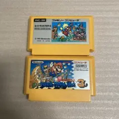 スーパーマリオブラザーズ 1・3 ２本セット　ファミコンソフト　任天堂