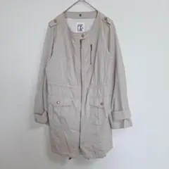 ミッシェルクランオム ベージュ コート L アウター レディース ポケット