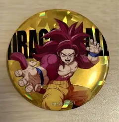 ドラゴンボール ゲンキダマツリ ホログラム缶バッジ 孫悟空 超サイヤ人