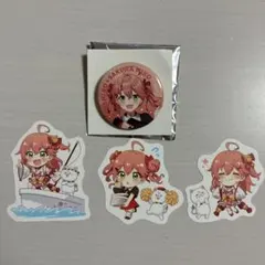 さくらみこ　スシロー　コラボ　缶バッチ　と　ピック