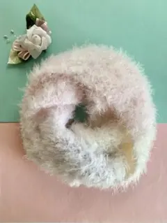手編みスヌード　ハンドメイド