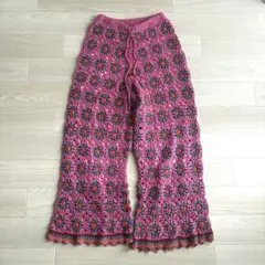 ピンク カジュアルパンツ