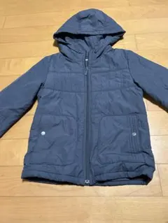 BeBe フード付きダウンコート 130サイズ グレー