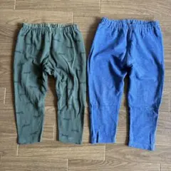 ユニクロ　リラックスフィットレギンス　90 2枚セット