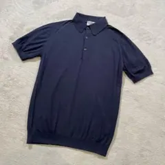 美品】ジョンスメドレー 半袖 ポロシャツ ニット ニットポロ S