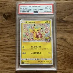【PSA10】ピカチュウ みんなでいわう 20th プロモ 224/SM-P