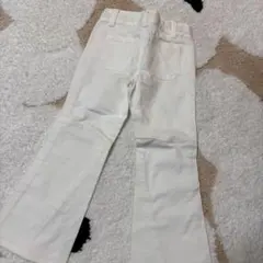 未使用ファミリア　ズボン　白120cm