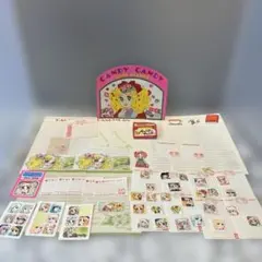 当時物　キャンディキャンディ 紙物、シールセット