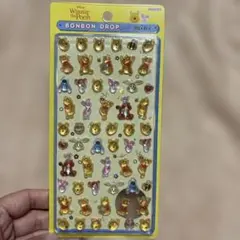 ボンボンドロップシール　mini プーさん