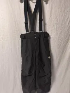 DESCENTE スキーウェア サロペット パンツ 黒 メンズ L