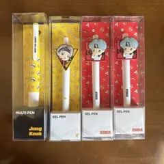 BTS TinyTAN マルチペン・ジェルペン 4本セット　ボールペンのサムネイル