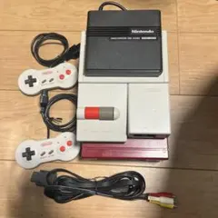 【動作確認済】ニューファミコン & ディスクシステム セット AVケーブル付