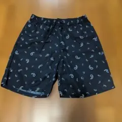 GU ペイズリー柄 ショートパンツ ネイビーMサイズ 美品
