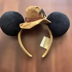 インディージョーンズ　カチューシャ　ミッキー