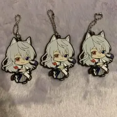 カラフルピーチ　どぬく　ラバーストラップ　3個セット