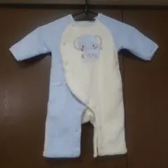 【新品、未使用】 50～60 フリースベビーロンパース