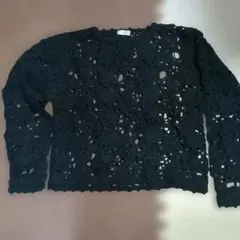 to BIT ブラック ニットセーター 長袖