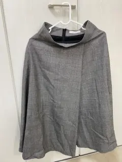 ANAYI グレンチェック ラップスカート