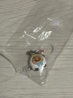 BT21 キャラクターキーホルダー 白と茶色