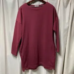 裏起毛長袖チュニックM